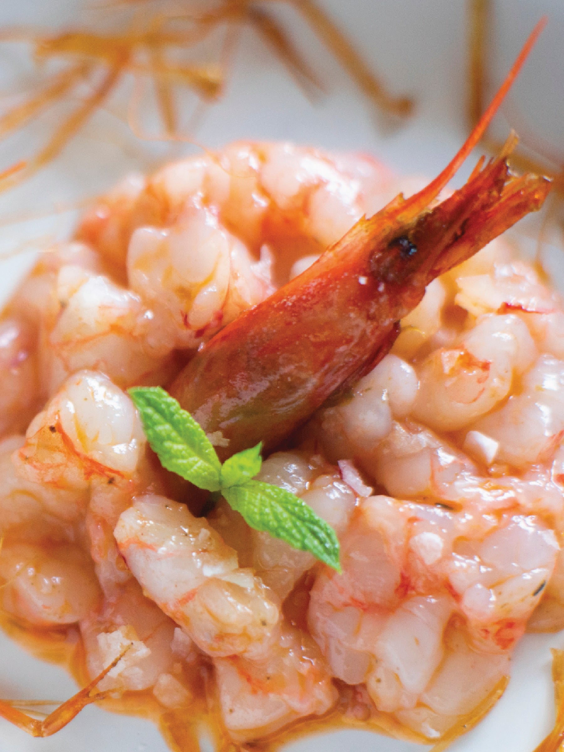 Tartare di Gambero Rosso ASARO (Aristaeomorpha foliacea) 80g